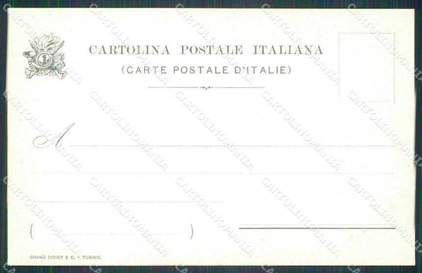 Militari I Reggimento Bersaglieri I VII IX Battaglione cartolina XF1526 – retro