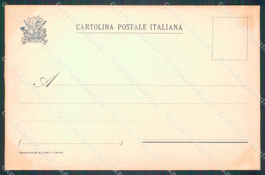Militari I Reggimento Bersaglieri I VII IX Battaglione cartolina XF1527 – retro