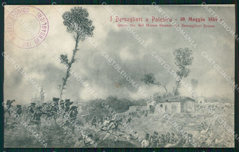 Militari Museo Storico Bersaglieri Palestro cartolina XF1529 – fronte