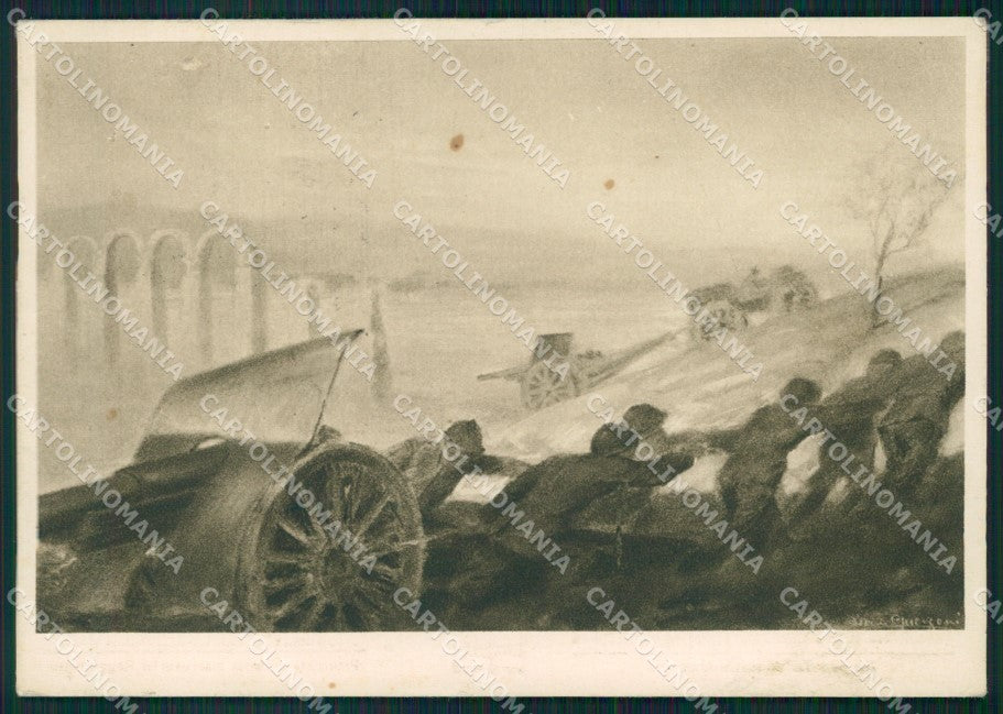 Militari Fascismo II Reggimento Artiglieria Corpo Armata FG cartolina XF1641 – fronte