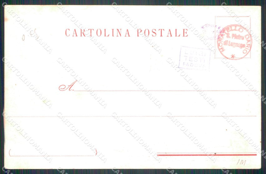 Militari Reggimentali I Reggimento Nizza Cavalleria Savoia cartolina XF1797 – retro