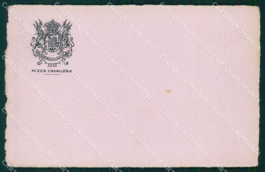 Militari Reggimentali I Reggimento Nizza Cavalleria serie 32/3 cartolina XF1807 – fronte