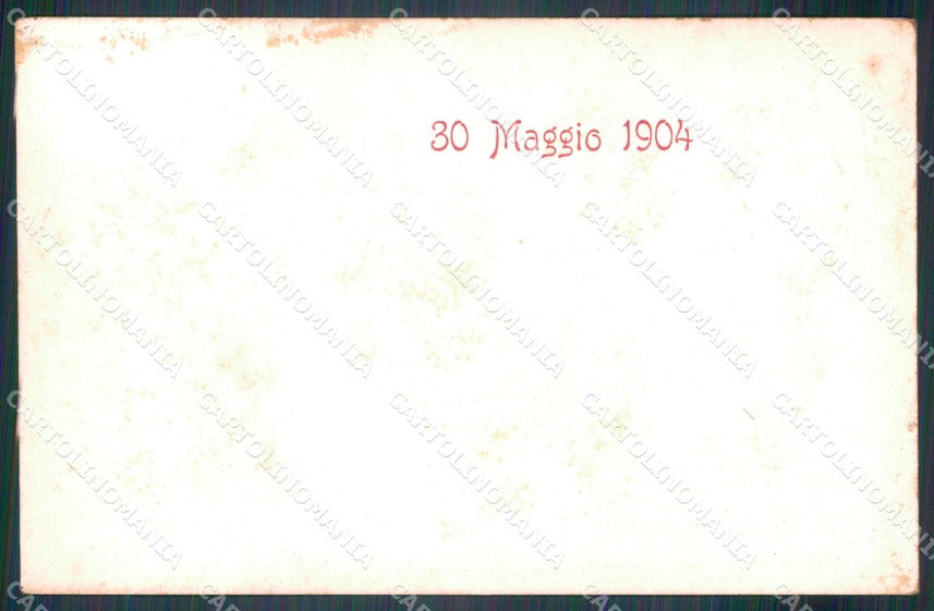 Militari Reggimentali I Reggimento Nizza Cavalleria 1904 cartolina XF1840 – retro