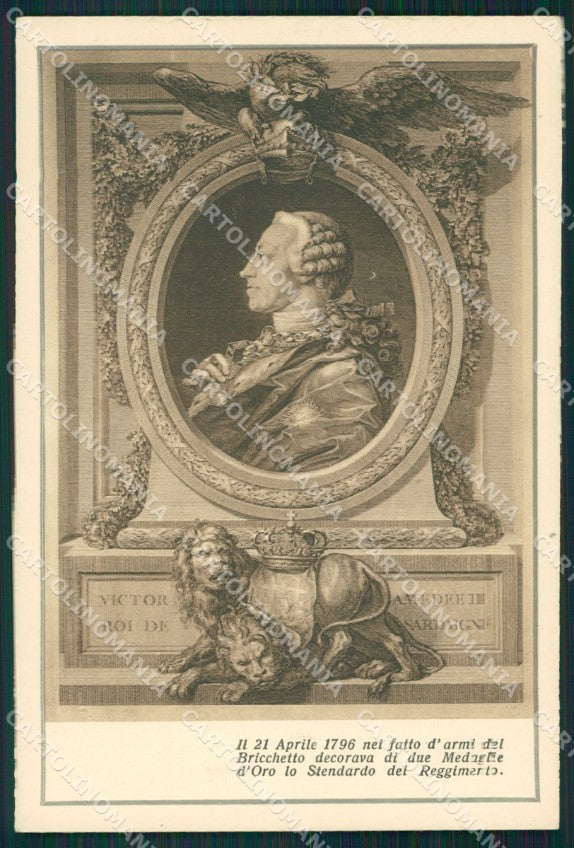 Militari IV Reggimento Genova Cavalleria 1929 Bricchetto cartolina XF1981 – fronte