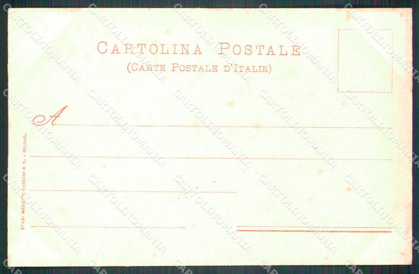 Militari Reggimentali IV Reggimento Genova Cavalleria cartolina XF1989 – retro