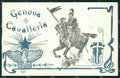 Militari Reggimentali IV Reggimento Genova Cavalleria Lancieri cartolina XF2001 – fronte