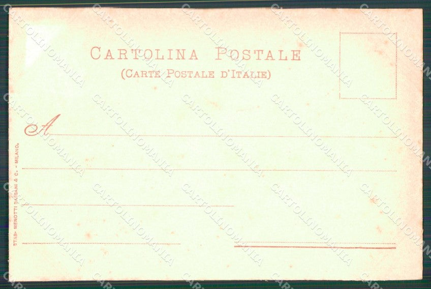 Militari Reggimentali IV Reggimento Genova Cavalleria cartolina XF2017 – retro