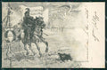 Militari IV Reggimento Genova Cavalleria Origo Lancieri cartolina XF2044 – fronte