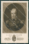 Militari V Reggimento Lancieri di Novara Savoia Carlo Felice cartolina XF2065 – fronte