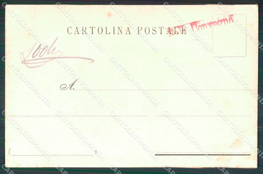 Militari I Reggimento Nizza Cavalleria Dragoni Piemonte cartolina XF2085 – retro