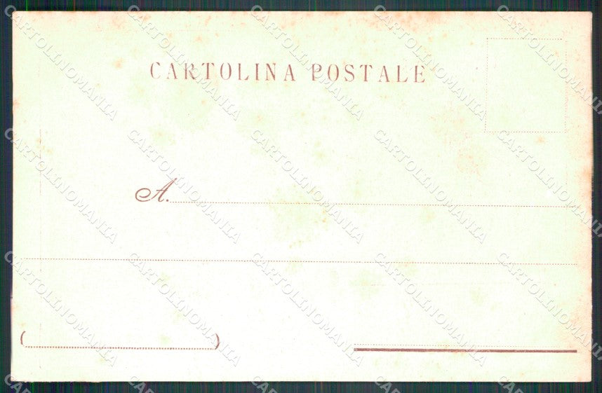 Militari Reggimentali I Reggimento Nizza Cavalleria Lancieri cartolina XF2087 – retro
