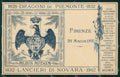 Militari V Reggimento Lancieri Novara Festa Firenze 1902 cartolina XF2098 – fronte