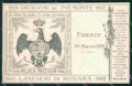 Militari Reggimentali V Reggimento Lancieri Novara Firenze 1902 cartolina XF2100 – fronte