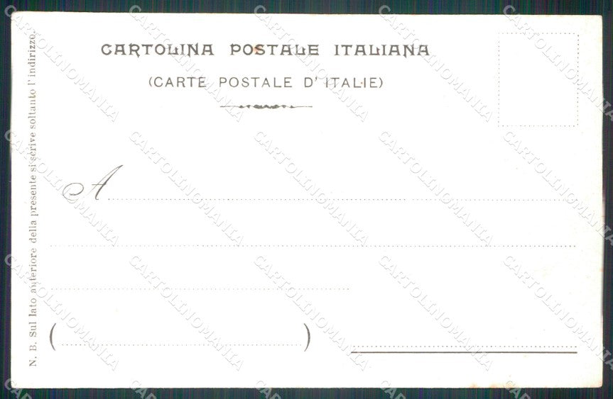 Militari Reggimentali V Reggimento Lancieri Novara Firenze 1902 cartolina XF2100 – retro