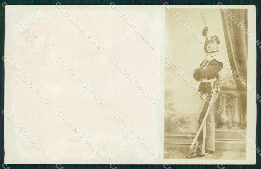 Reali VI Lancieri Aosta Savoia Umberto I Foto ABRASA cartolina XF2121 – fronte