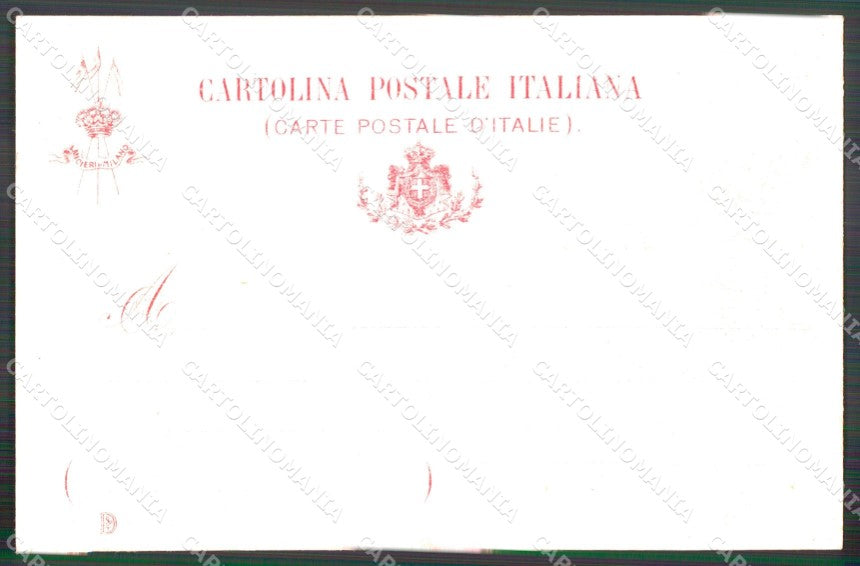 Militari Reggimentali VII Lancieri di Milano 1903 cartolina XF2149 – retro