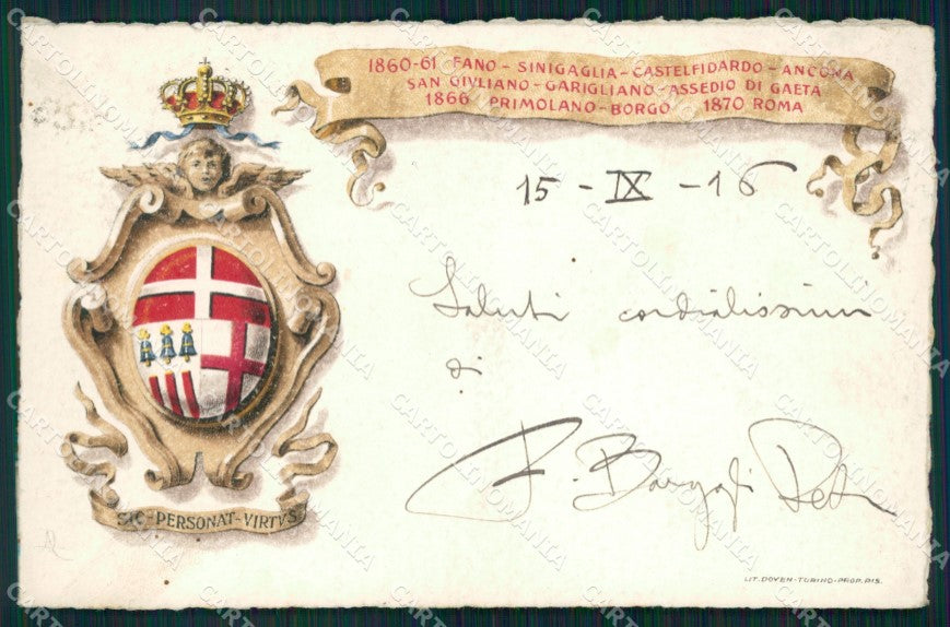 Militari Reggimentali VII Lancieri di Milano cartolina XF2167 – fronte
