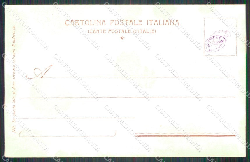 Militari Reggimentali VIII Lancieri di Montebello Sottufficiali cartolina XF2178 – retro