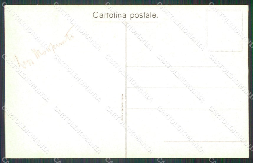 Militari Reggimentali XIII Cavalleggeri di Monferrato PIEGHINA cartolina XF2345 – retro