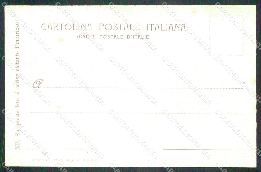Militari XIV Reggimento Cavalleggeri di Alessandria 1905 cartolina XF2384 – retro