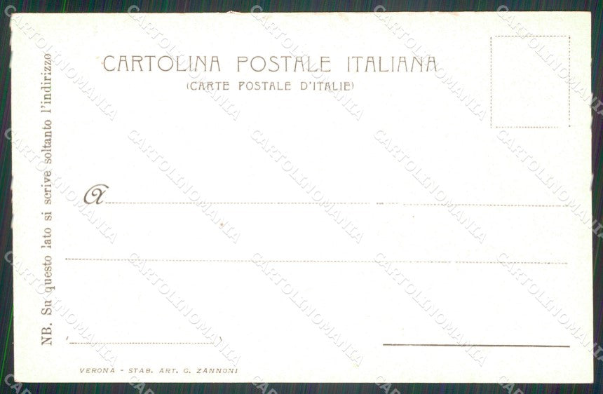 Militari XIV Reggimento Cavalleggeri di Alessandria 1905 cartolina XF2386 – retro