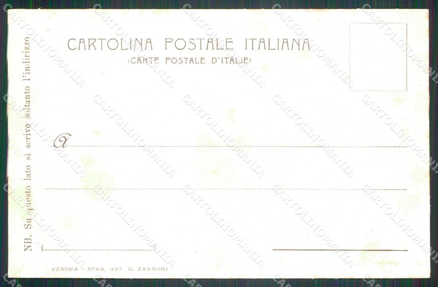 Militari XIV Reggimento Cavalleggeri di Alessandria 1905 cartolina XF2388 – retro