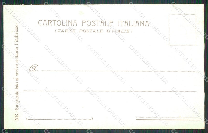 Militari XIV Reggimento Cavalleggeri Alessandria 1902 PIEGHINA cartolina XF2389 – retro