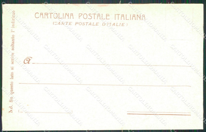 Militari XIV Reggimento Cavalleggeri di Alessandria 1902 cartolina XF2390 – retro