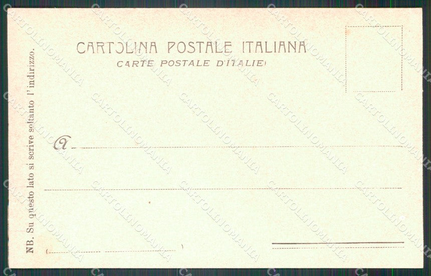 Militari XIV Reggimento Cavalleggeri di Alessandria 1903 cartolina XF2396 – retro