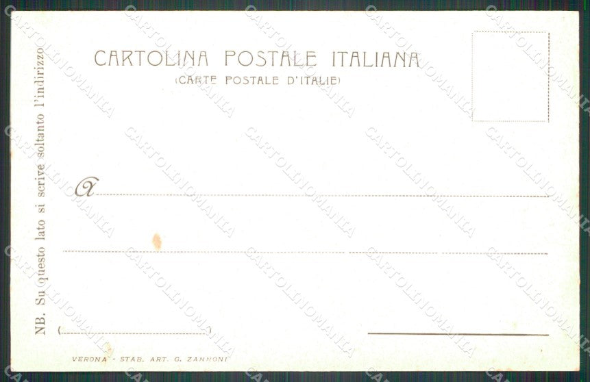Militari XIV Reggimento Cavalleggeri di Alessandria 1903 cartolina XF2397 – retro