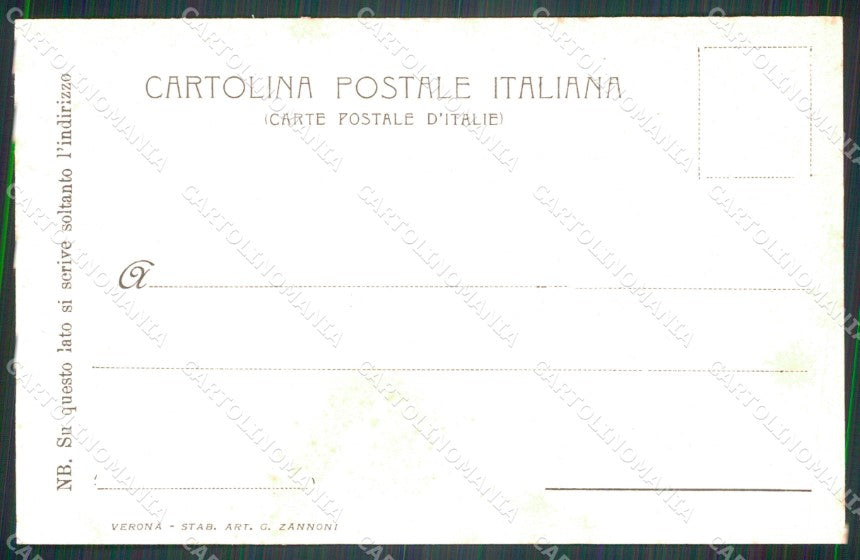 Militari XIV Reggimento Cavalleggeri di Alessandria 1901 cartolina XF2399 – retro