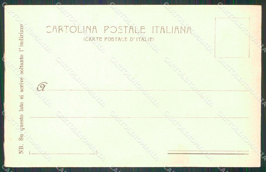 Militari XIV Reggimento Cavalleggeri di Alessandria 1904 cartolina XF2400 – retro