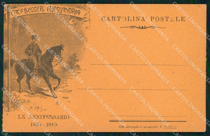 Militari XIV Reggimento Cavalleggeri di Alessandria cartolina XF2411 – fronte