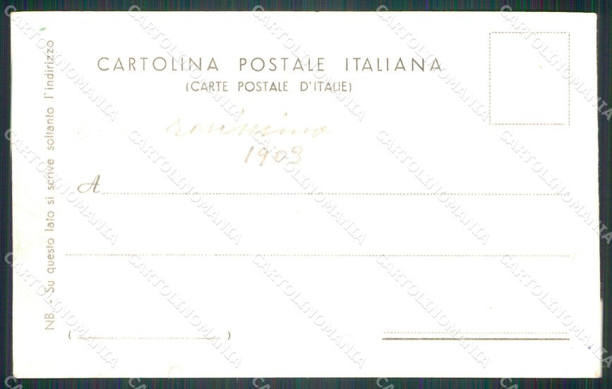 Militari XIV Reggimento Cavalleggeri di Alessandria 1903 cartolina XF2415 – retro