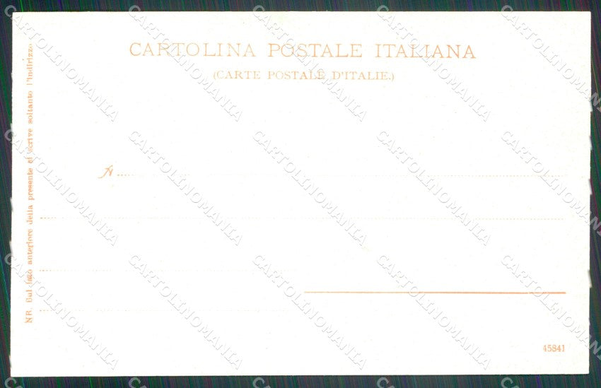 Militari XIV Reggimento Cavalleria Alessandria Saluzzo Caserma cartolina XF2435 – retro