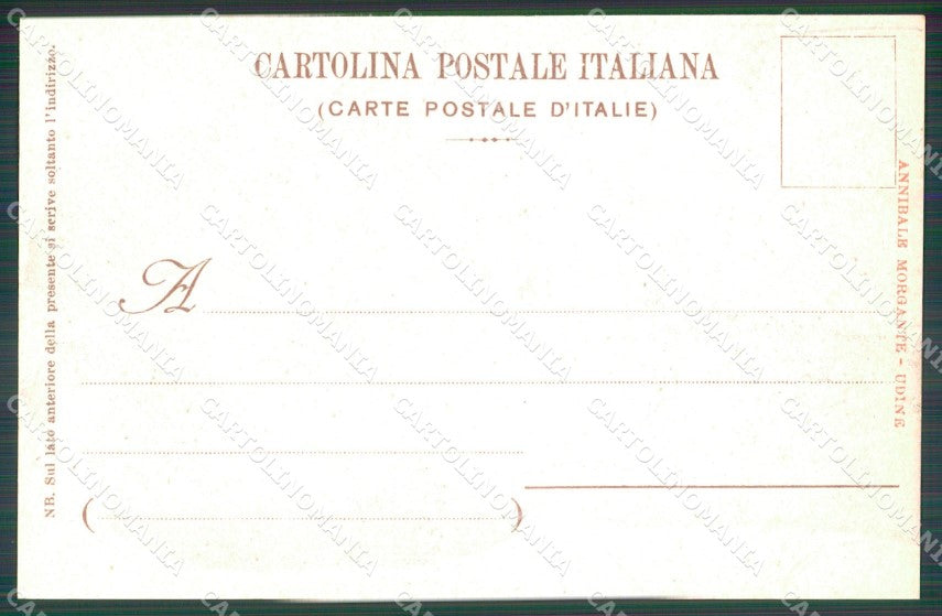 Militari XVI Reggimento Cavalleggeri di Lucca cartolina XF2449 – retro