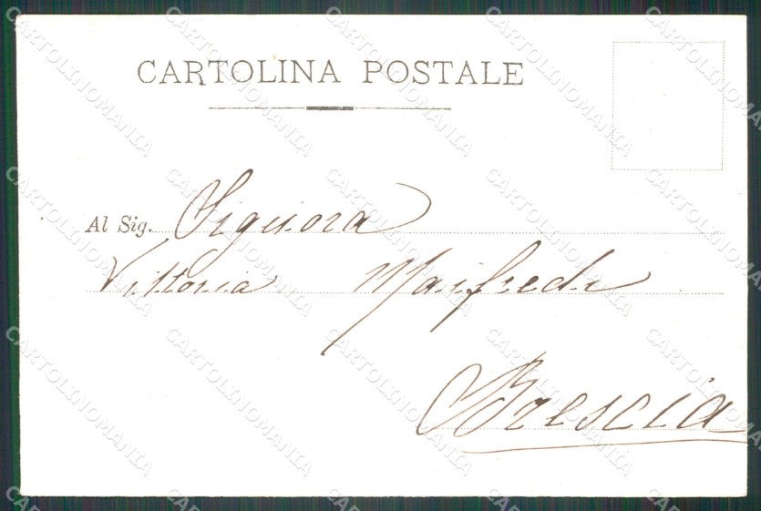 Militari XVI Reggimento Cavalleggeri di Lucca cartolina XF2461 – retro