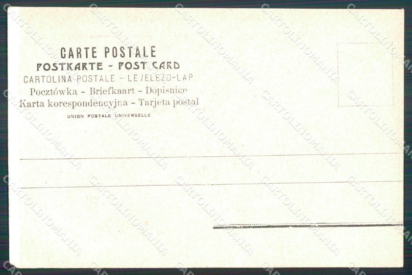 Militari XIX Reggimento Cavalleggeri Guide Custoza cartolina XF2523 – retro