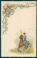 Militari XIX Reggimento Cavalleggeri Guide cartolina XF2526 – fronte