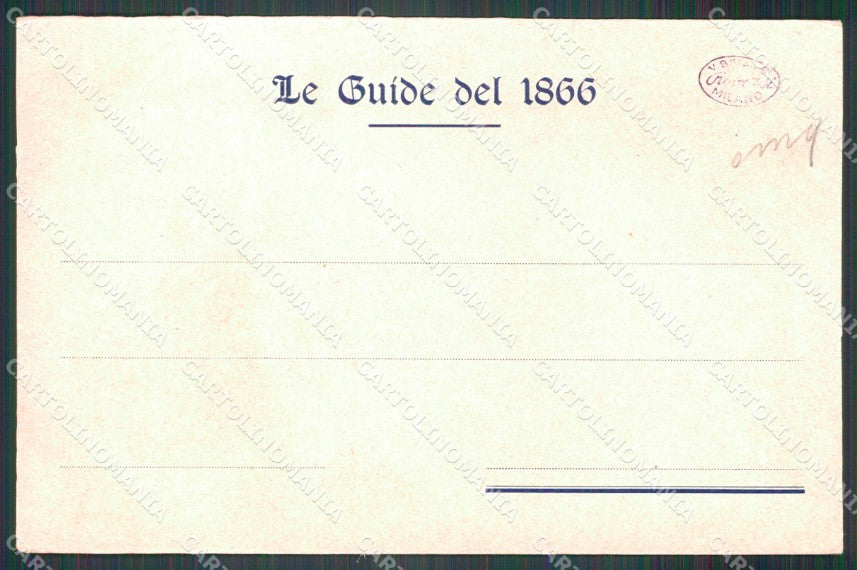 Militari XIX Reggimento Cavalleggeri Guide cartolina XF2529 – retro
