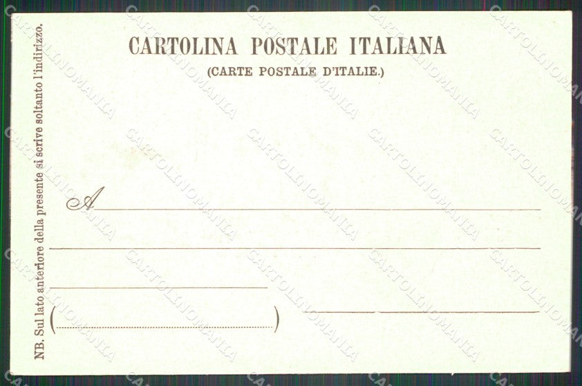 Militari XIX Reggimento Cavalleggeri Guide Monzambano cartolina XF2565 – retro