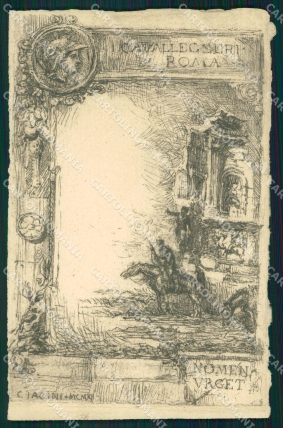 Militari XX Reggimento Cavalleggeri di Roma Iacini cartolina XF2598 – fronte