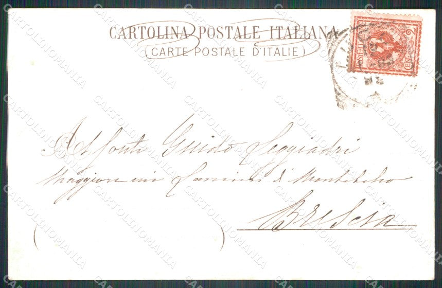 Militari XXI Reggimento Cavalleggeri di Padova cartolina XF2623 – retro