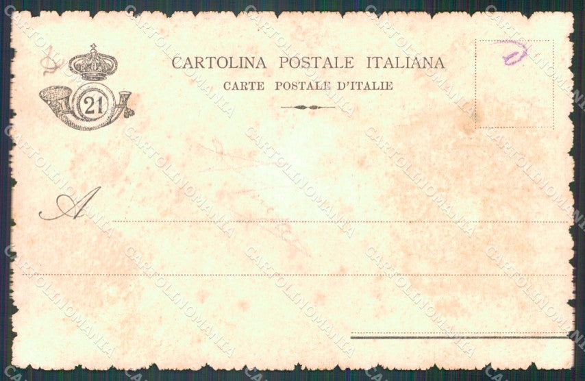Militari XXI Reggimento Cavalleggeri di Padova 1905 cartolina XF2630 – retro