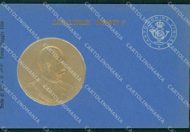 Militari XXIII Reggimento Cavalleggeri Umberto I serie 40/500 cartolina XF2653 – fronte