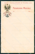 Militari XXIV Cavalleggeri di Vicenza Programma Musicale cartolina XF2699 – fronte