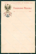 Militari XXIV Cavalleggeri di Vicenza Programma Musicale cartolina XF2701 – fronte