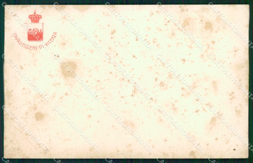 Militari Reggimentali XXIV Cavalleggeri di Vicenza MACCHIE cartolina XF2703 – fronte