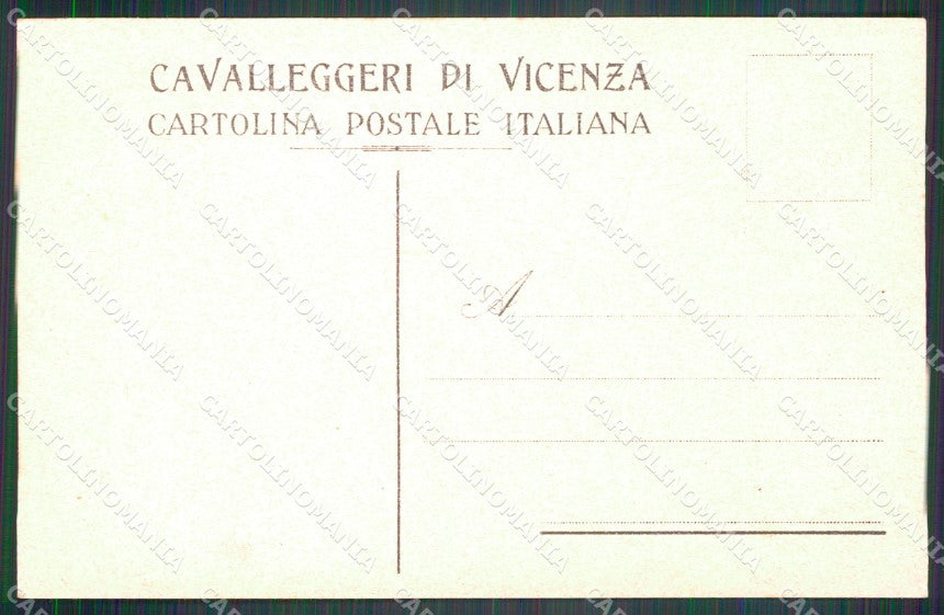 Militari XXIV Cavalleggeri di Vicenza Serie limitata di 1000 cartolina XF2747 – retro