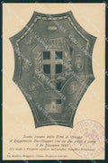 Militari Reggimentali XXIV Cavalleggeri Vicenza Scudo cartolina XF2758 – fronte